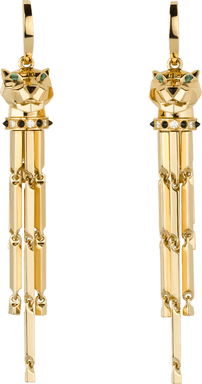 Panthère de Cartier earrings, diamonds-Cartier