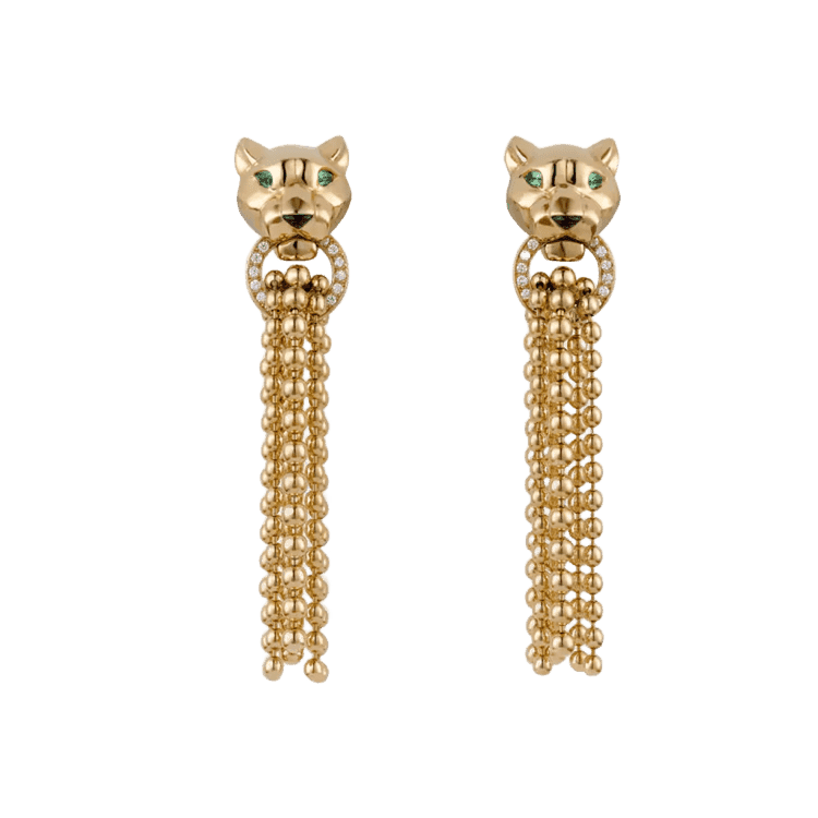 Panthère de Cartier earrings, diamonds-Cartier