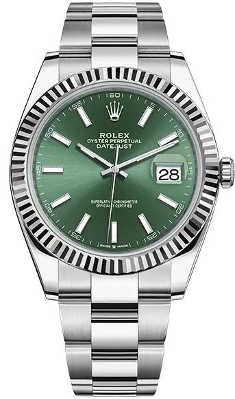 Datejust 41mm Steel and White Gold-Rolex
