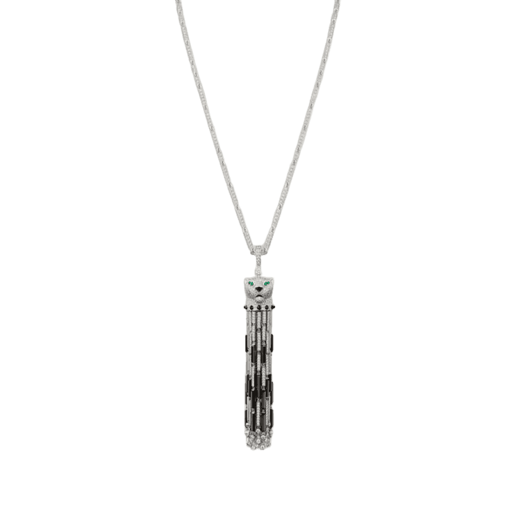 Panthère de Cartier long necklace, onyx, multi-wear, large model, paved-Cartier