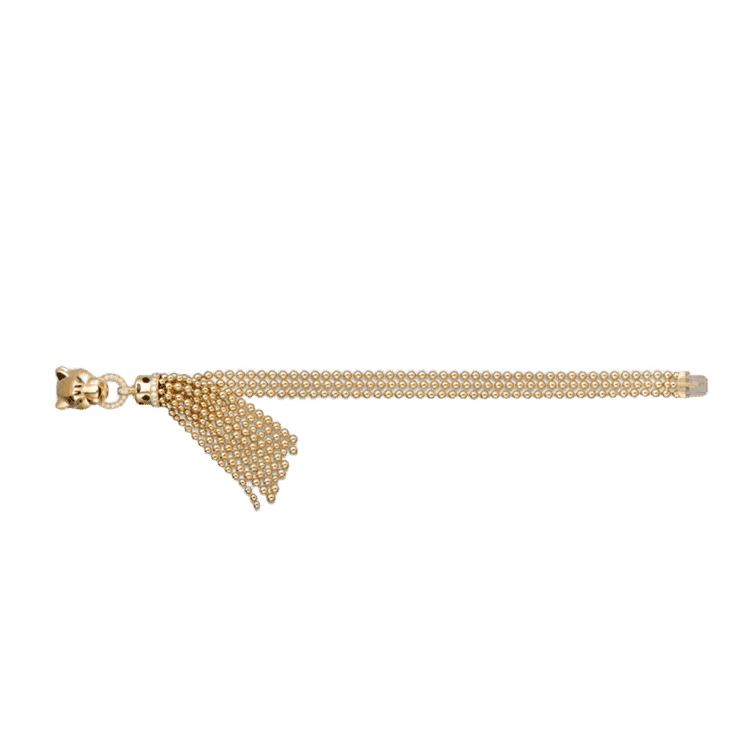 Panthère de Cartier bracelet, on chain, diamonds(14-19cm)-Cartier