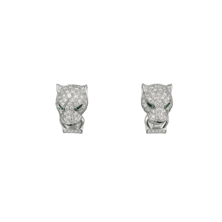 Panthère de Cartier earrings, paved-Cartier