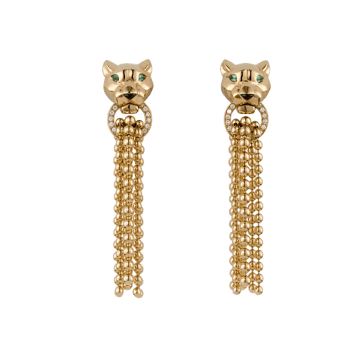 Cartier Panthère de Cartier earrings, diamonds