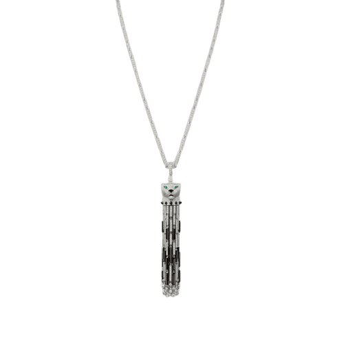 Cartier Panthère de Cartier long necklace, onyx, multi-wear, large model, paved